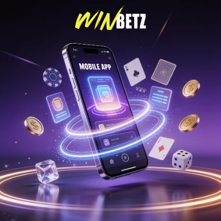 Téléphone présentant l’application mobile Winbeatz